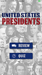 US Presidents iOS Screenshot - Menu